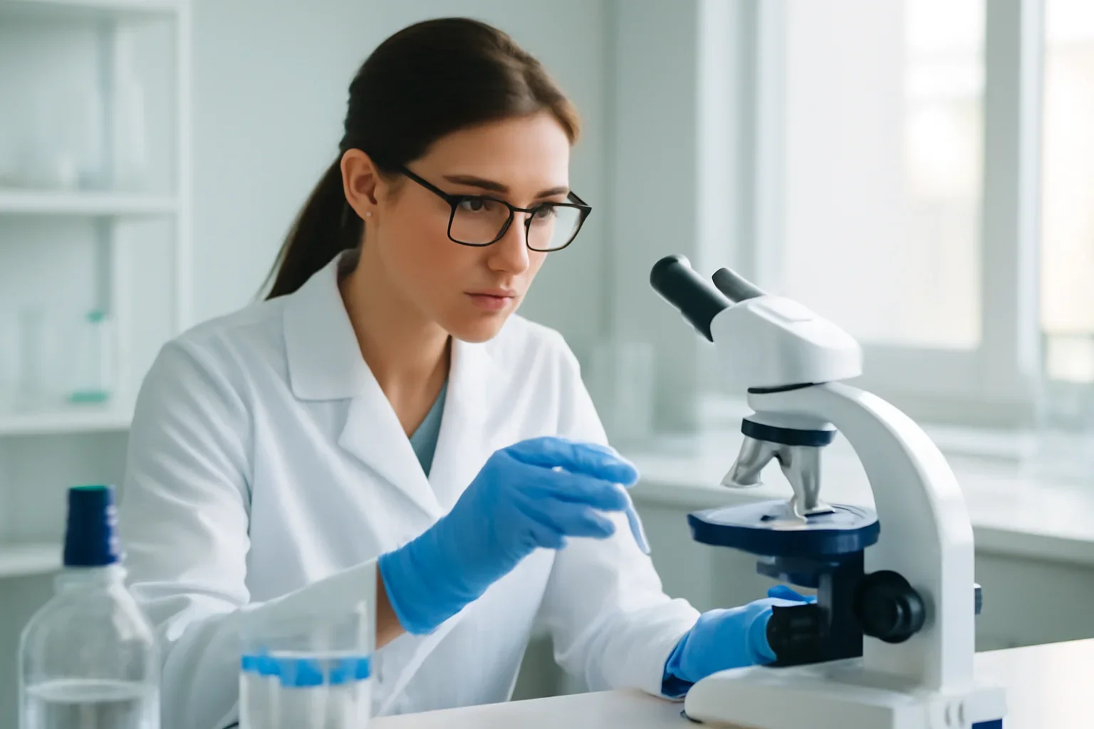 Editorial blog hero image for aabb-accredited labs: what it means.