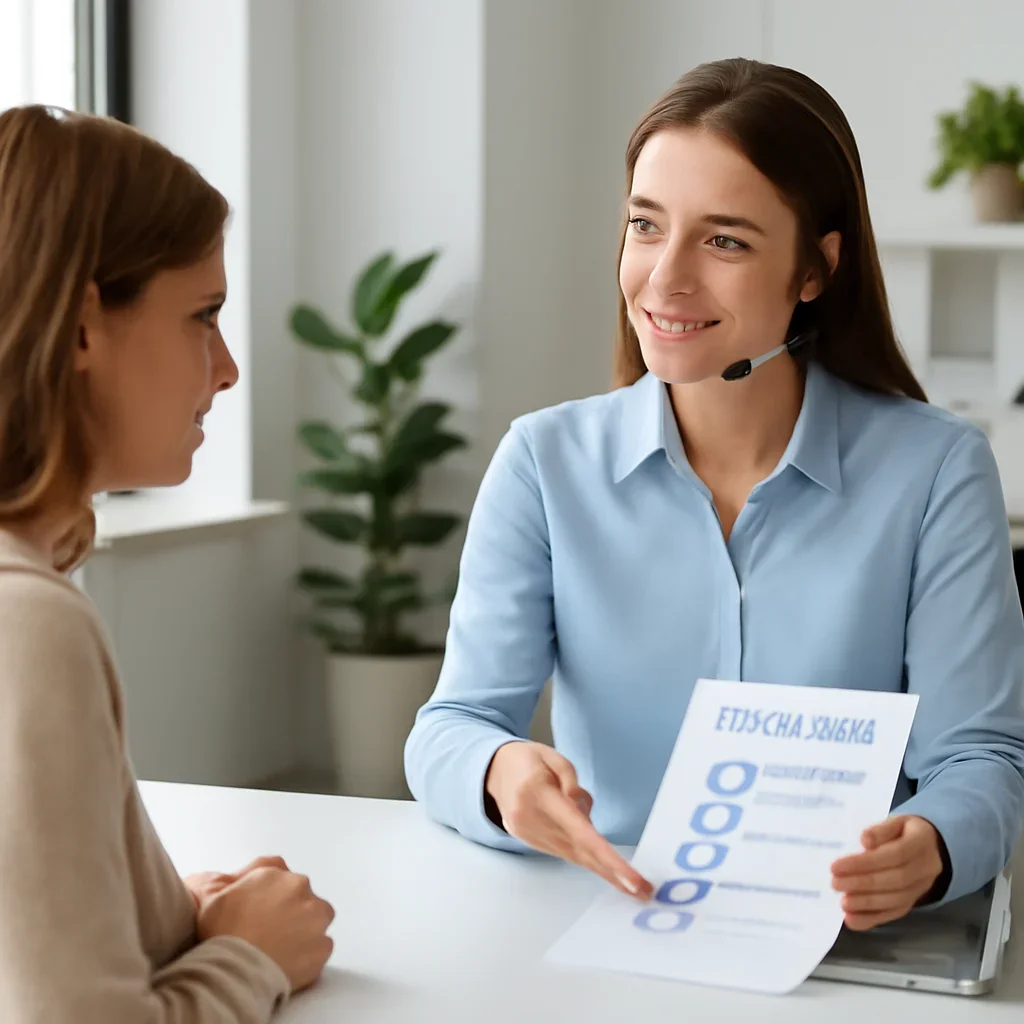uDNA support specialist helping a customer compare DNA test options