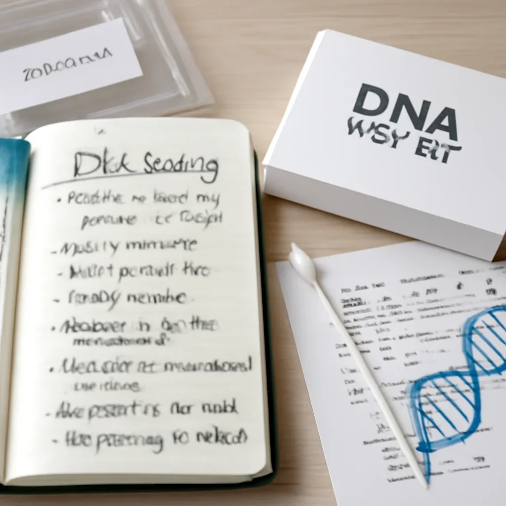 Research notes and DNA testing materials related to are home dna kits private and secure?