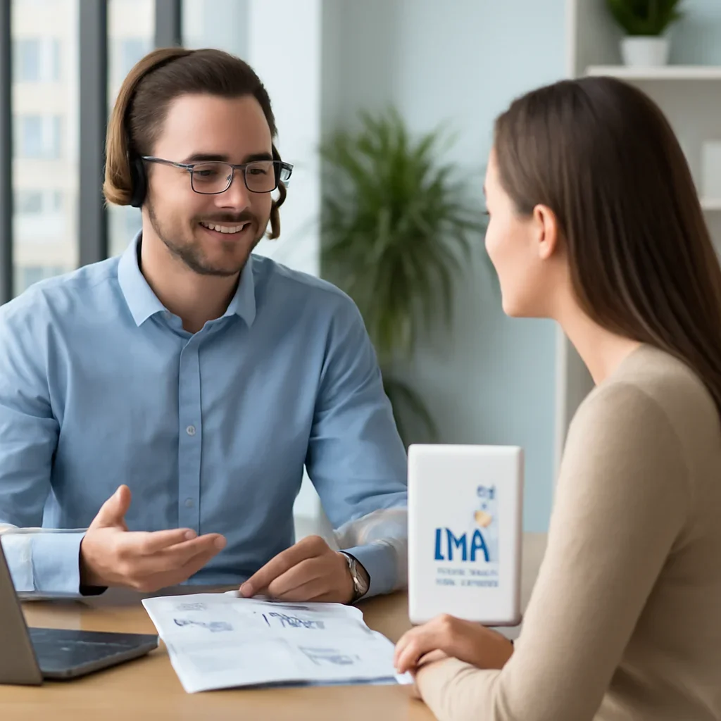 uDNA support specialist helping a customer compare pet DNA testing options
