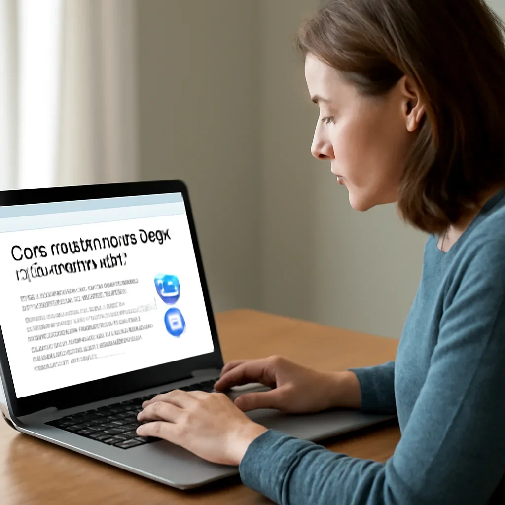 Reader exploring can a genetic test help with celiac risk? on a laptop