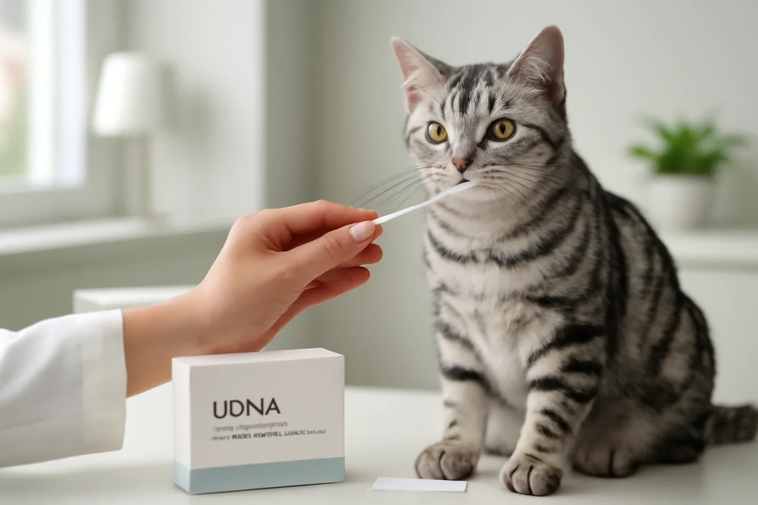 Editorial blog hero image for cat dna health screening for breeders.