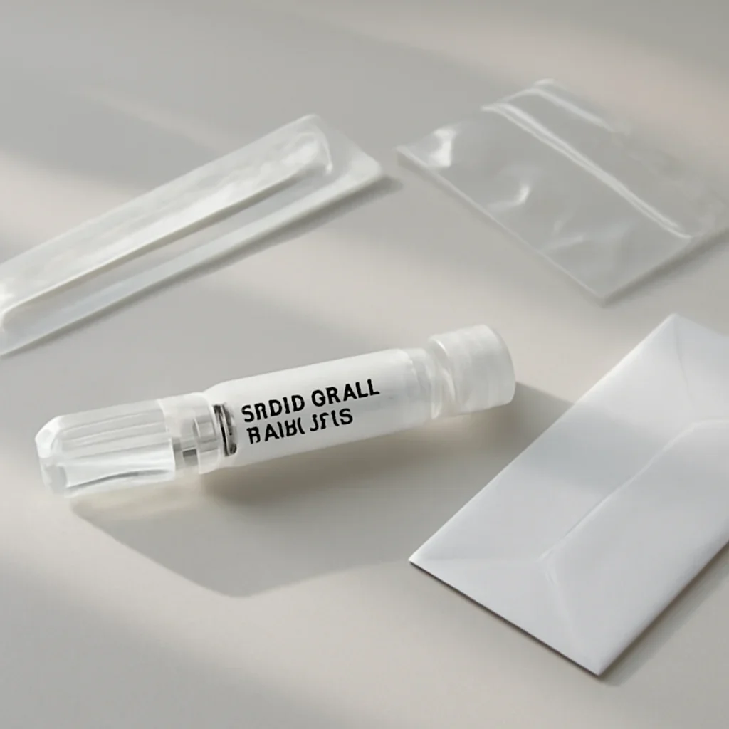 Dog DNA profile cheek-swab sample collection materials prepared on a clean table