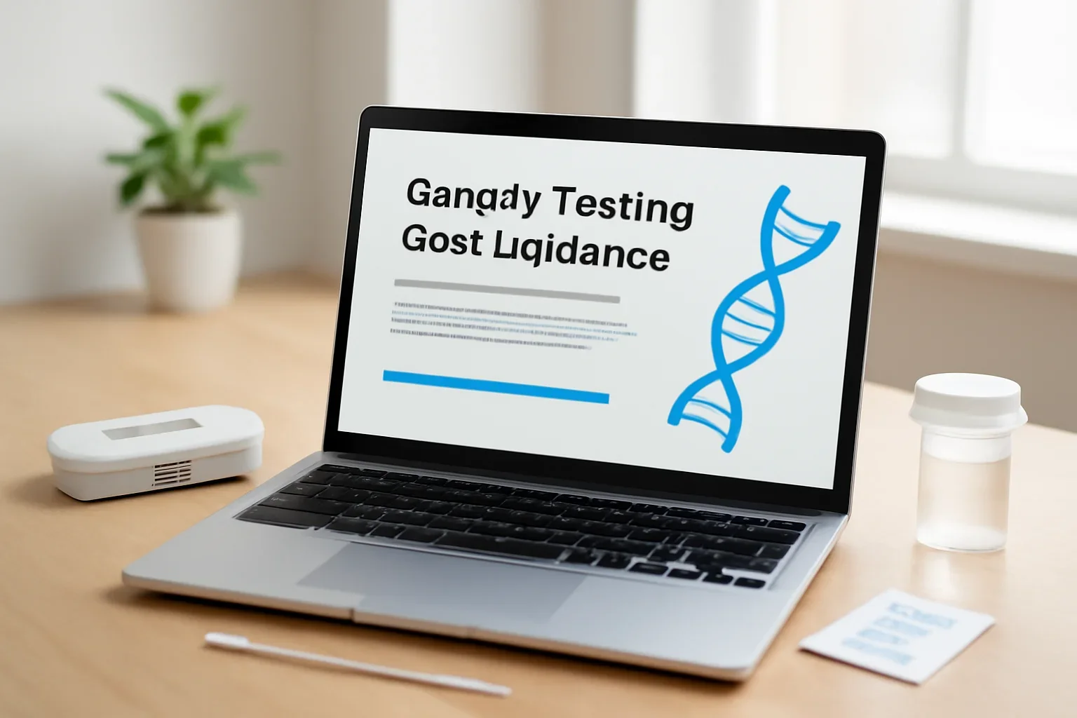 Customer reviewing genetic testing cost factors and DNA test options
