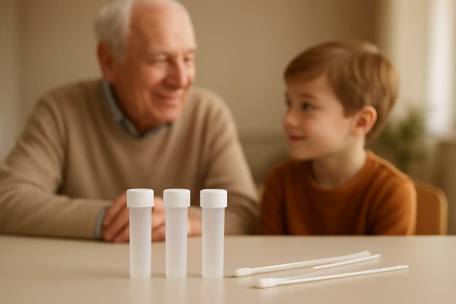 Grandparentage DNA test - both grandparents and 1 child