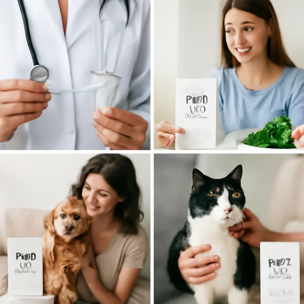 Collage of health and pet DNA testing categories displayed in a clean editorial layout