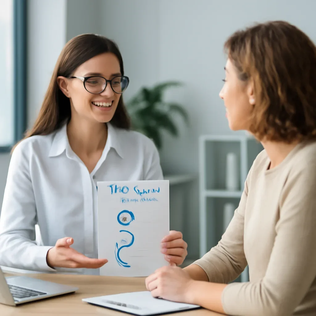 uDNA support specialist helping a customer compare DNA testing options