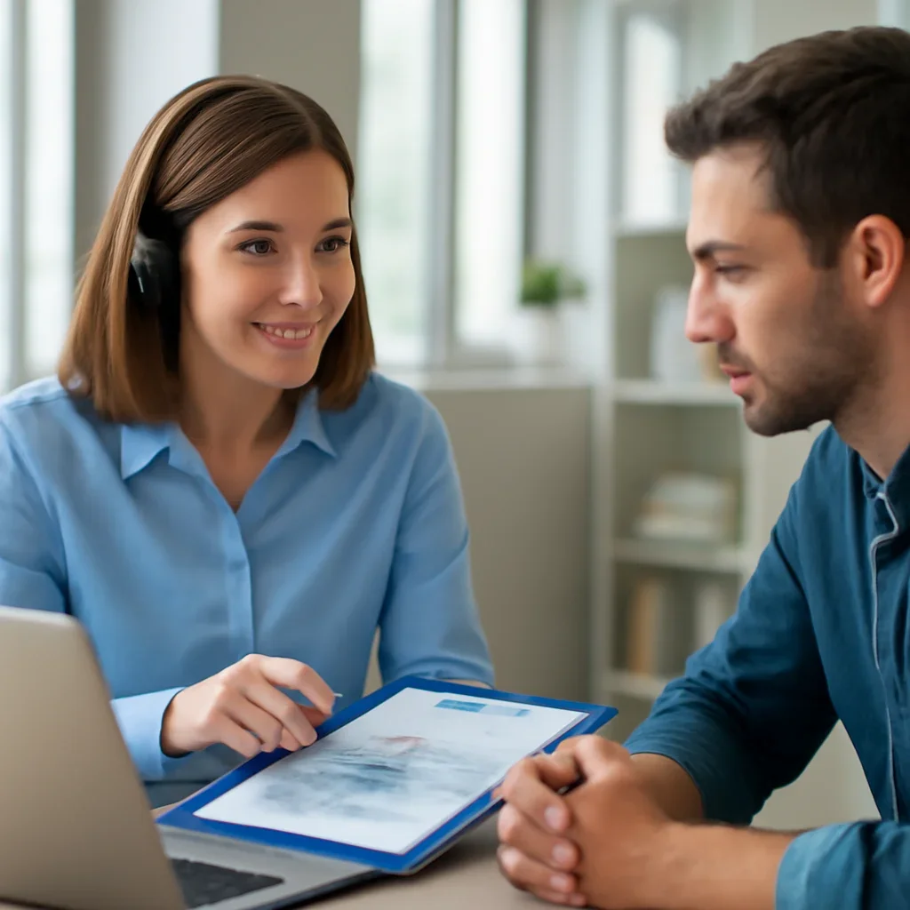 uDNA support specialist helping a customer compare pet DNA testing options