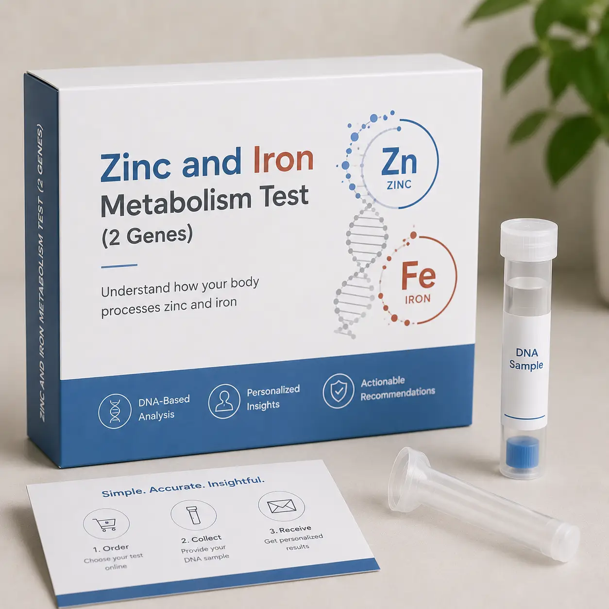 Zinc and Iron Metabolism Test (2 Genes)